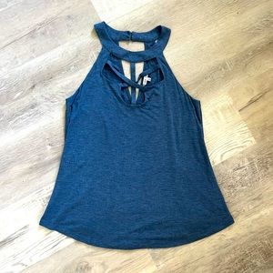 Naked Zebra cutout tank